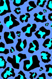 Blue Cheetah Iphone Prints Animal Print Wallpaper Leopard Print Background
