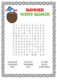 Summer Word Search Puzzles Best Coloring Pages For Kids Summer Words Word Puzzles For Kids Word Find