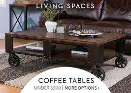 Add style to your home with pieces that add to your decor while providing hidden storage. Save Big Coffee Tables Under 500 Living Spaces Email Archive