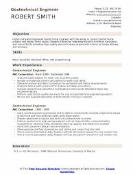 Geotechnical Engineer Resume Samples Qwikresume