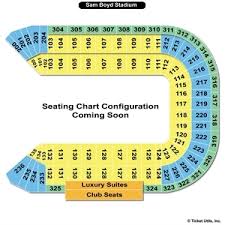 78 complete sam boyd stadium seating chart view