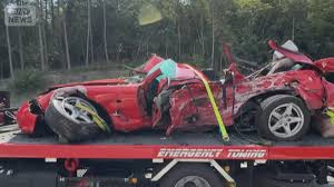 スポーツカーが対向車線はみ出し乗用車と衝突 2人死亡 2人けが 岡山