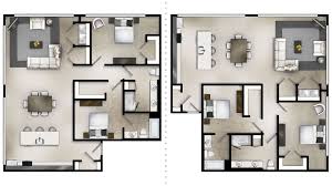 Monster house plans offers house plans with loft balcony. Corner Loft Two Bedroom Floor Plan The Denham Building