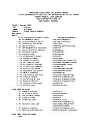 Contoh penulisan minit mesyuarat untuk panitia bahasa melayu. Minit Mesyuarat Panitia Teknologi Maklum