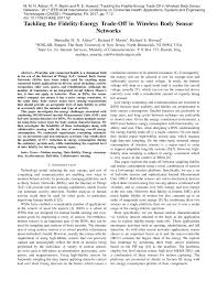Newer models offer more features. Pdf Tackling The Fidelity Energy Trade Off In Wireless Body Sensor Networks
