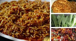 Maggi goreng (fried maggi (noodles); Resepi Maggi Goreng Basah Merecik Style Azfar Heri Myresipi