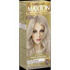 Transforma a cor através dos pigmentos altamente. Tinta De Cabelo Maxton Loura Platinada Sensual 12 11 Embelleze