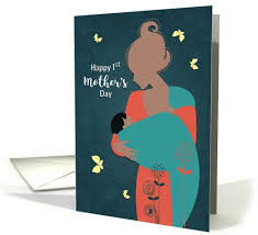 Close up happy african american family lying on warm floor together. Happy 1st Mother S Day With African American Mother And Baby Card By Jjbdesigns Anycardimagina Mother S Day Greeting Cards Baby Cards African American Mothers