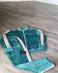Shop men's palm angels tracksuits. Sourced Uk Green Velour Palm Angels Tracksuit Facebook