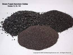 aluminum oxides brown or white abrasive media for