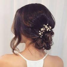 Whether you want to let your hair down, contain it in a bun, or need something in. Simple Bridal Hairstyles Arabia Weddings