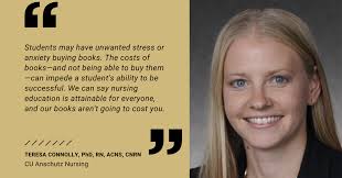 CU Anschutz Nursing's Dr. Teresa Connolly had a radical idea: give away  nursing knowledge for free. How did she do it? By creating an online  textbook for the college's BS in Nursing