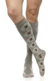 Women S Sedona Sunburst Heathered Flint Flame Cotton By Vim Vigr Made With Premium Cotton Compression Socks Womens Compression Socks Fall Style Guide