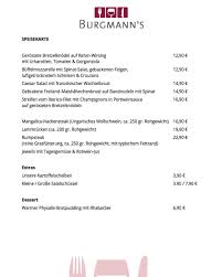 Unsere Speisekarte Fur Diese Woche Naturlich Nur Solange Der Vorrat Reicht Burgmanns Restaurant Portweinsauce Speisekarte Nackensteak