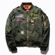 Hot Sale Mens Spring Ma1 Pilot Bomber Jacket Thin Military Army Flying Tigers Bomer Jacket Cool Baseball Flight Jacket Luta In Jackets Mannenkleding Jasjes Jas