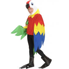 Fancy Dress Bird Costume For Kids A Parrot Costume You Know If You Have One Lying Around Parrot Costume Diy Costumes Kids Jungle Fancy Dress Costumes