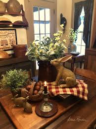 Modern country, today's hottest decorating trend, is more than just enamel signs and galvanized accents. Primitive Decor Catalogs Primitivedecor Spring Easter Decor Primitive Decorating Country Primitive Decorating