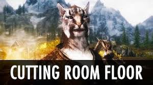 Skyrim Mod Cutting Room Floor Unlocked Hidden Content Youtube