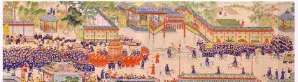 the kangxi emperor s sixtieth birthday celebration portrait painting sixtieth birthday kangxi