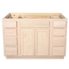 Unfinished Oak Bathroom Vanity Sink And Drawer Base Cabinet 48 Oak Bathroom Vanity Oak Bathroom Unfinished Bathroom Vanities