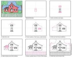 Draw A Country House Art Projects For Kids Art Drawings For Kids Art Handouts Kids Art Projects