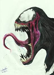 Venom Colored Artwork By Guilherme Souza Street Fighter Art Sketches Marvel Venom
