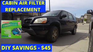 As the filter becomes clogged, it will work. 2005 Honda Pilot Cabin Air Filter Replacement Youtube