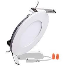 This recessed downlight fixture provides beautiful light output with 4000 kelvins and 850 lumens. B Right 15w 7 Inch Dimmable Round Led Panel Light 1200lm Ultra Thin 5000k Cool White Led Re Led Panel Light Recessed Ceiling Lights Led Recessed Ceiling Lights