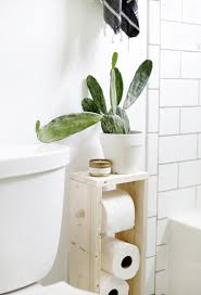Wall mounted bathroom paper holder roll tissue box toilet stand holder case. Diy Toilet Paper Stand The Merrythought