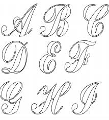 Para decorar, la tienda creativa letras para decorar y mucho más Alfabeto Cursivo Moldes Ideias Para Imprimir