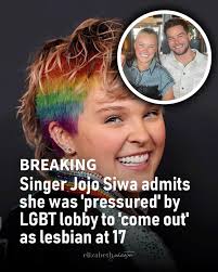 Siwa, who is now famously dating (male) reality TV star Chris Hughes, has  revealed she felt pressured to identify as a lesbian. Read and share the  FULL STORY ⬇️  https://open.substack.com/pub/elizabethjohnston/p/jojo-siwa-says-she-was-pressured?r  ...