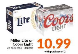 See full list on vinepair.com Hy Vee Miller Lite Or Coors Light 24 Pack Cans Deposit Facebook