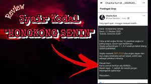 Prediksi hk rabu, 11 agustus 2021. Review Syair Kodal Hongkong Senin Cara Bedah Syair Boss Ku Youtube
