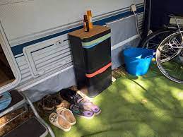 de binbang kan ook gewoon mee op vakantie op steeds meer campings kun je afval scheiden en dat wordt super makkelijk met onze afvalbak thuis school camping