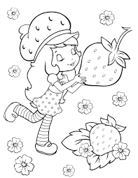 Strawberry shortcake coloring page halaman mewarnai warna koleksi gambar mewarnai kartun strawberry terlengkap. Printable Baby Strawberry Shortcake Coloring Pages Novocom Top