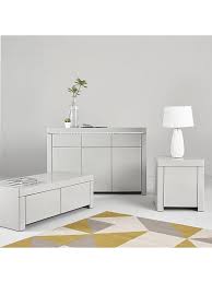 Fityou sideboard storage cabinet for living room, 3 doors cupboard with high gloss front & matt body, display cabinets with rgb led light for hallway kitchen dining room furniture (white & grey) £159.99 £ 159. Atlantic High Gloss Large Sideboard With Led Light Grey Very Co Uk
