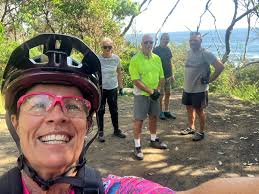 Another great ride today John, Shane, Graham & Chick & I. It was led by the  fellas. Chick & I could just tag along & enjoy the fun. Approx 43km  beautiful views