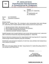 Contoh Surat Penawaran Kerja Sama Penyaluran Produk File Word Surat Gambar Asuransi Jiwa