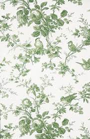 Pin By Marit Johansson On Green Rooster Inn Floral Wallpaper Bedroom Toile Wallpaper Green Wallpaper