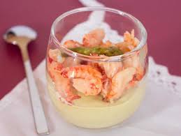 Verrine Asperges Vertes Et Crevettes Au Thermomix Recette Thermomix Verrine Asperge Thermomix Recette Recettes De Cuisine
