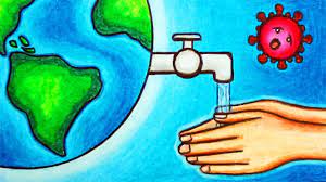 The main points in preventing the spread in society are hand hygiene, social distancing and quarantine. Coronavirus Awareness Poster Drawing How To Draw Poster Of Hand Washing Saves Lives From Covid 19 Youtube