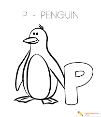 Free printable penguin coloring pages for kids penguins are adorable birds found mostly in the southern hemisphere. Alphabet Easy Coloring P Is For Penguin Free Alphabet Easy Coloring P Is For Penguin
