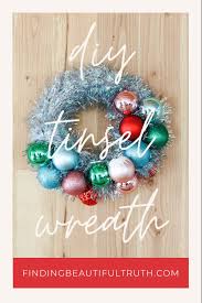 18 outdoor easter decorations that'll give your yard a spring refresh. Easy Diy Tinsel Ornament Wreath In 2020 Ornament Wreath Diy Christmas Decorations Wreaths Diy Wreath