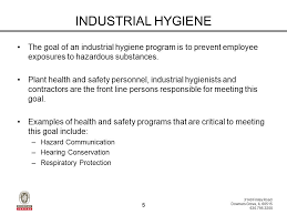 What is an industrial hygienist and how to become one. Fundamentals Of Industrial Hygiene For Contractors And Technicians Ppt Download