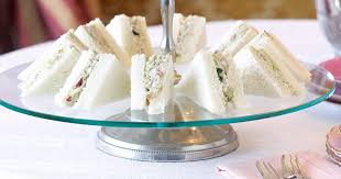 Chicken Waldorf Sandwich Triangles Recipe Tea Party Food Tea Time Food Tea Sandwiches