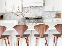 You may apply a wooden gallery kitchen island. Pretty Counter Stools That Work With Kids Kayla Haven