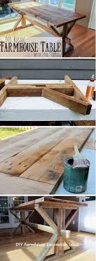 10 Easy Diy Wooden Craft Ideas With Images Rustic Farmhouse Table Farmhouse Table Plans Farmhouse Dining Table