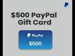 Get A 500 Paypal Gift Card Now In 2020 Paypal Gift Card Free Gift Cards Visa Gift Card