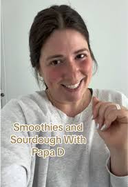 Smoothies and sourdough with Papa D! #smoothie #smoothierecipe #sourdough  #sourdoughbread #family