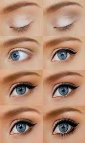 day makeup tutorial for blue eyes